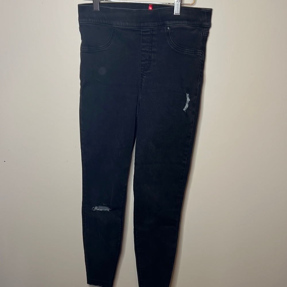 Spanx Black Jeggings Medium